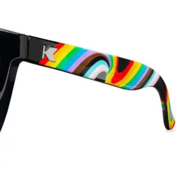 Knockaround Premiums Rainbow on My Parade Polarized Sunglasses, Unisex, New main image 5